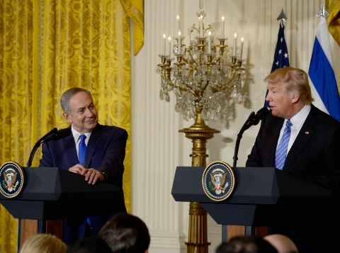 PM Netanyahu with President Trump